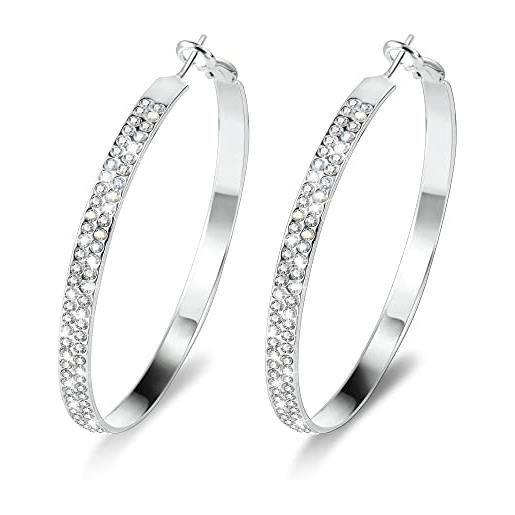 orecchini con pendenti donna Gerardo Sacco Primavera 27809p argento 925 con zirconi