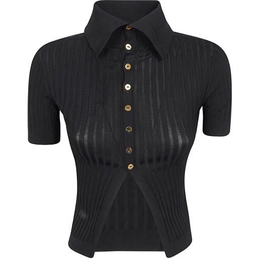 Elisabetta Franchi cardigan con bottoni - nero