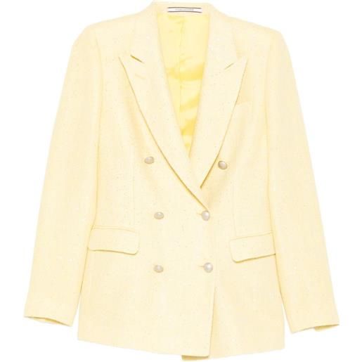 Tagliatore giacca doppiopetto - giallo