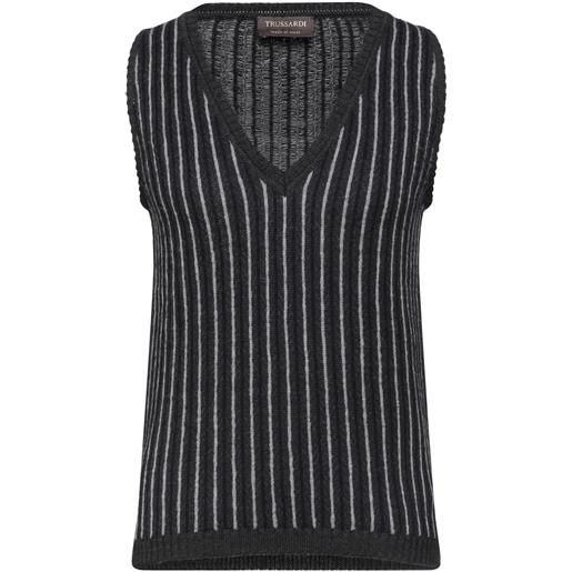 TRUSSARDI - maglia gilet