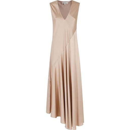 Antonelli abito con scollo a v - toni neutri