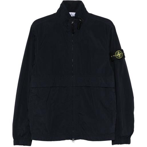 Stone Island giacca con zip e colletto rialzato - blu