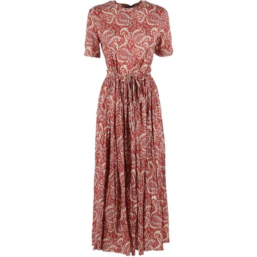 Weekend Max Mara abito lungo con stampa a fiori - rosso