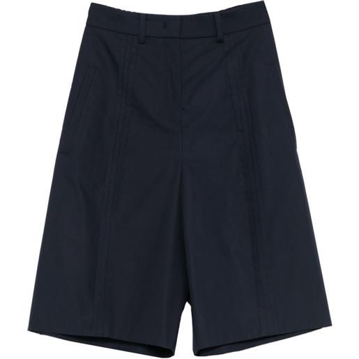 Nº21 shorts con dettaglio cuciture - blu
