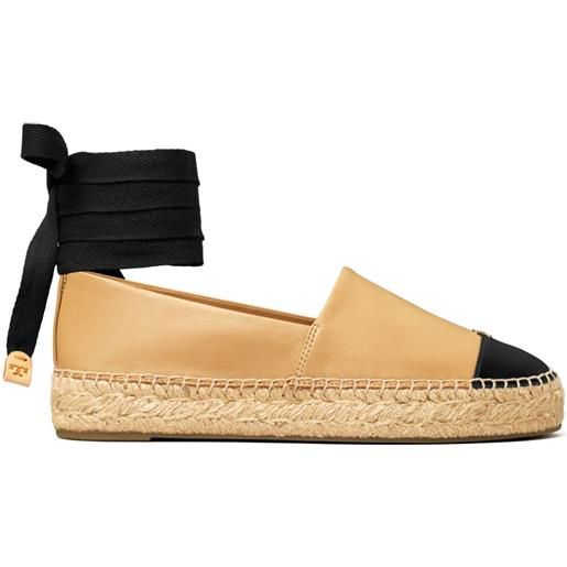 Tory Burch espadrillas con design color-block - marrone