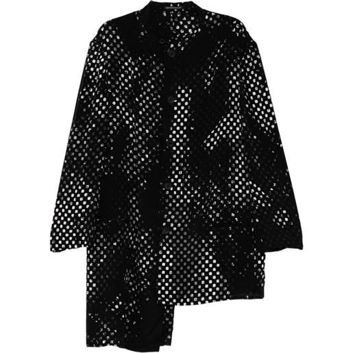 Yohji Yamamoto giacca con bottoni - nero
