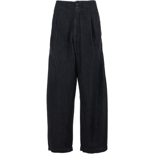 Roy Rogers x eva herzigová jeans plissettati - nero