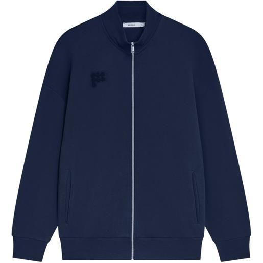 Pangaia felpa con zip - blu