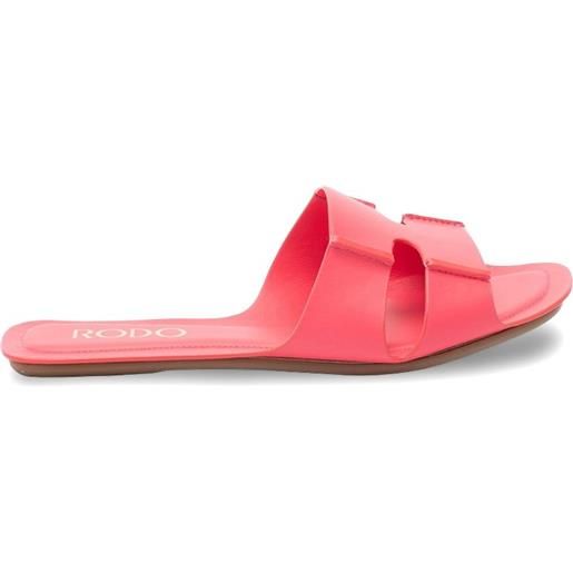 Rodo sandali con cut-out - rosa