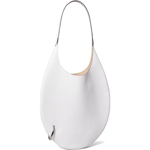 Tory Burch borsa a mano con dettaglio metallico - bianco