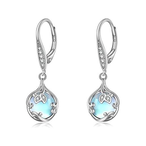 Laimons Orecchini A Pressione Donna Con Libellula - Argento Sterling 925 - Gioielli Di Qualità