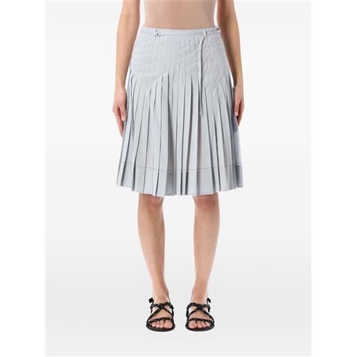 Low Classic gonna midi plissé - blu