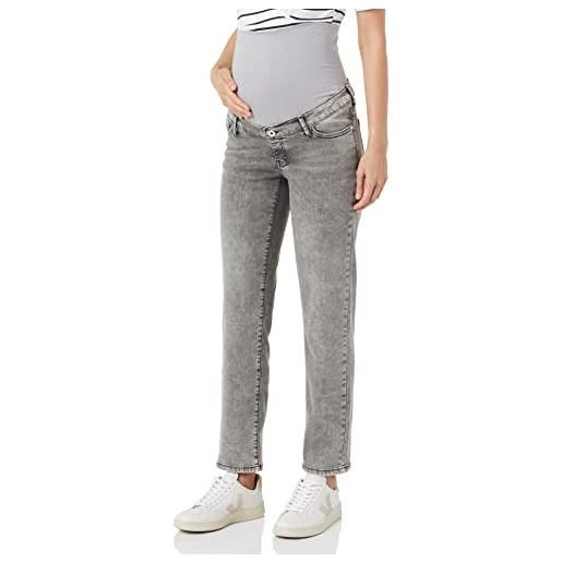 Supermom jeans brooke over the belly mom, denim grigio chiaro p118, 36 donna