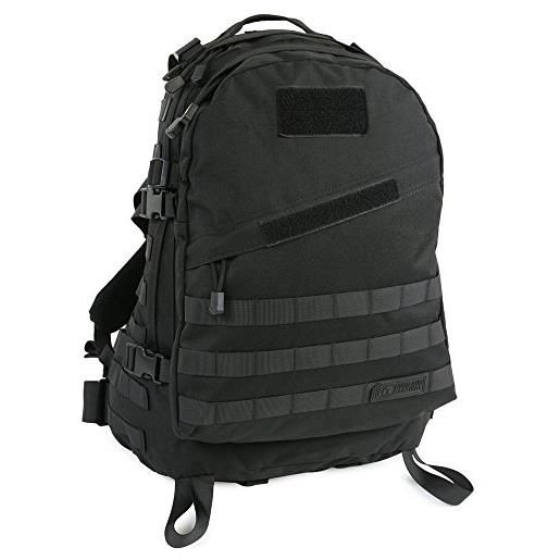 Zaino Tattico Nero Militare 2 Pezzi - 30L, Portatile, Waterproof, Con Scomparto PC