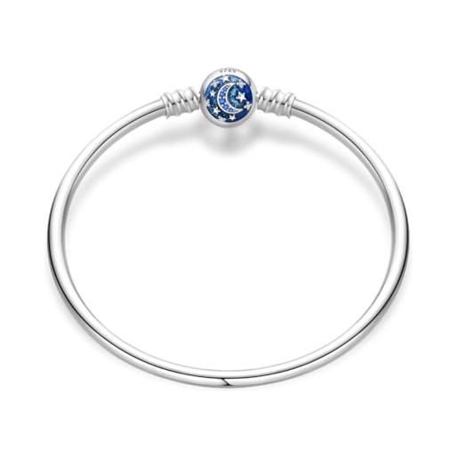 LIGHTDOG braccialetti a catena a serpente in argento sterling 925 per braccialetti pandora adatti a braccialetti europei con ciondoli e perline, braccialetti in argento per donne, regalo per parenti