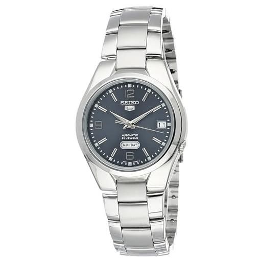 Seiko Orologio Uomo Quarzo, Cassa In Acciaio Placcato Oro, Cinturino In Acciaio Inox, Impermeabile 10 Bar - 2
