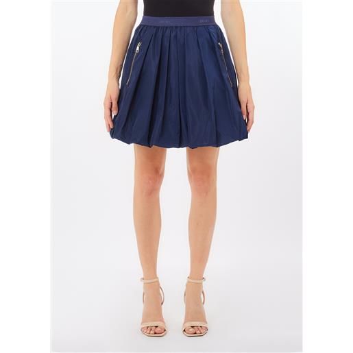 LIUJO liu jo minigonna in taffetà, blu navy