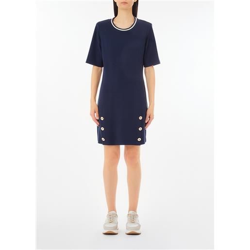 LIUJO liu jo abito corto con bottoni, blu scuro