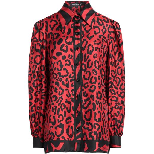 Camicetta leopardata glitter - Stampa multicolor