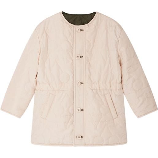 Bonpoint cappotto trapuntato reversibile - verde