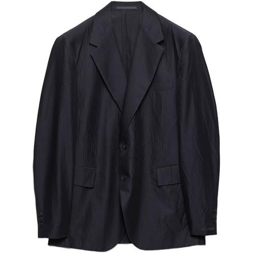 Prada blazer monopetto - blu