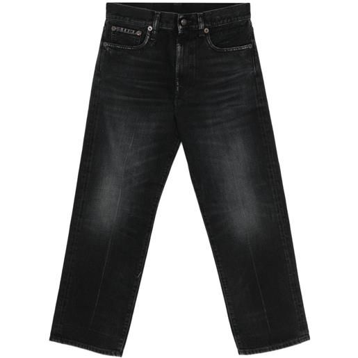R13 jeans boyfriend con cinque tasche - nero