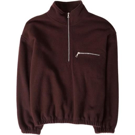Rier polo con zip - marrone