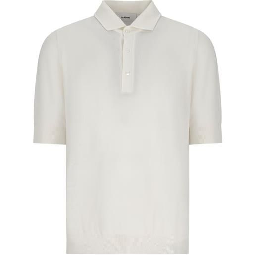 Lardini polo con bottoni - toni neutri