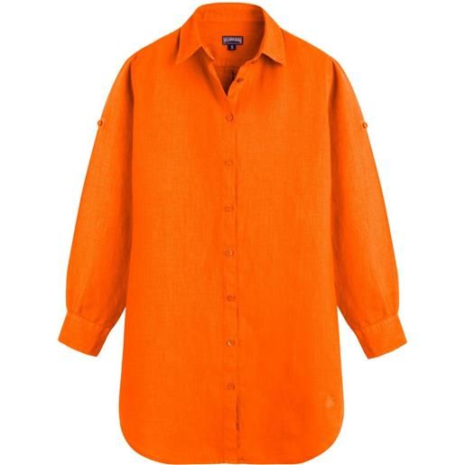 Vilebrequin abito corto a maniche lunghe - arancione