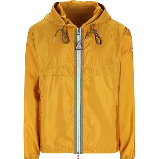 Moncler giacca nidge con cappuccio - giallo