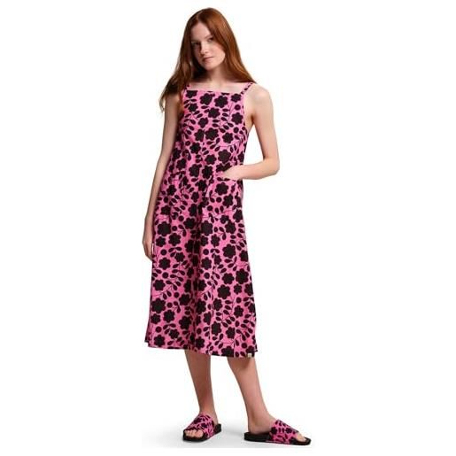 Regatta orla kiely - abito estivo senza maniche da donna, fioreale rosa, 48
