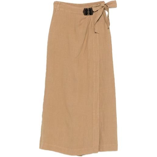 Bazar Deluxe pantaloni con perline - toni neutri