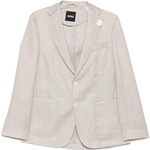 BOSS blazer due bottoni hanry - toni neutri