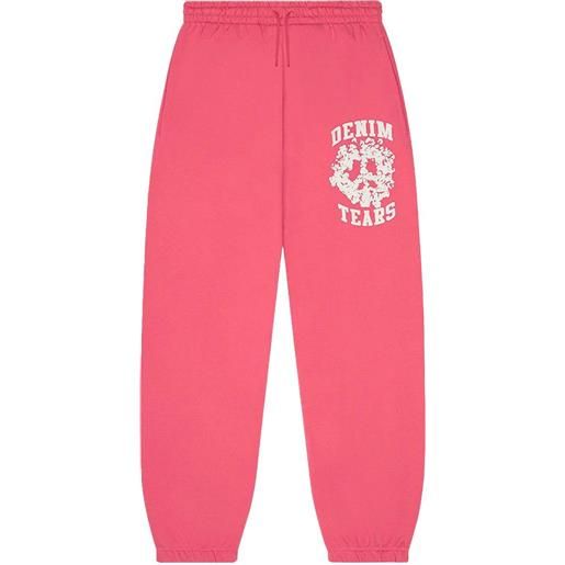 Denim Tears pantaloni sportivi con logo - rosa