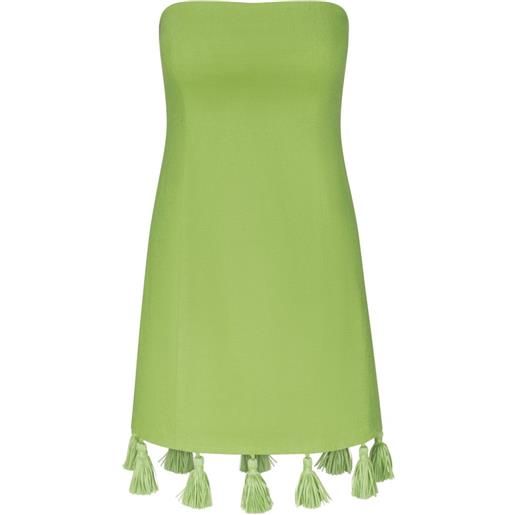 Simon Miller abito corto freya senza spalline - verde