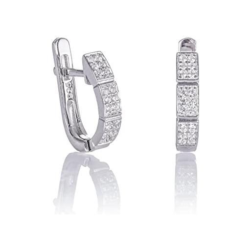 Parure Gioielli Nodo Celtico – Collana, Orecchini E Anello In Argento Con Zirconia Cubica - 6