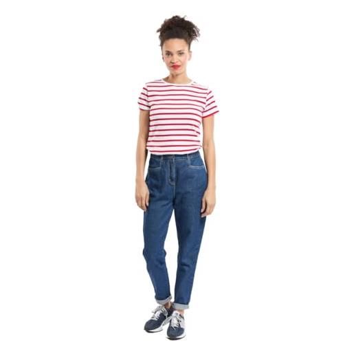 Armor-lux armor lux donna morgat t-shirt not applicable, multicolore (blanc/braise 320), large (taglia unica: 3)