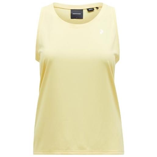 Peak Performance donna active tank top, mellow yellow, xs
