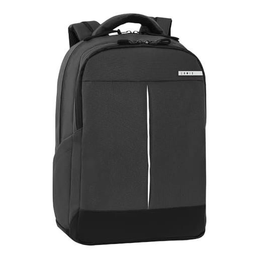 Luxja Borsa per Insegnante con Ruote, Borsa da Lavoro per Insegnanti con Trolley Staccabile (Solo Borsa), Grigio