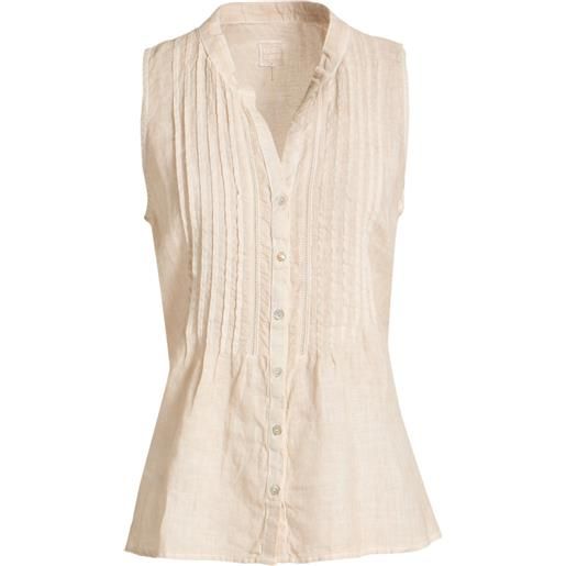 120% LINO - camicie e bluse tinta unita