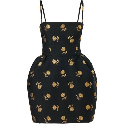 Carolina Herrera abito jacquard - nero