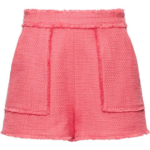 Cinq A Sept shorts allen con frange - rosa