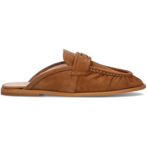 PINKO sabot donna marrone in suede