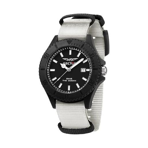 Orologio Uomo HIP HOP Collezione MAN, Quarzo Analogico, Cinturino Silicone Grigio, 42mm, 50m Water Resistant