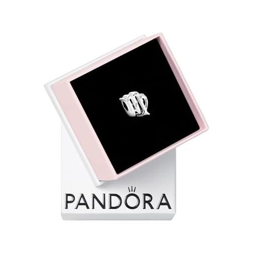 PANDORA ciondolo con segno della vergine in argento sterling con zirconia cubica trasparente