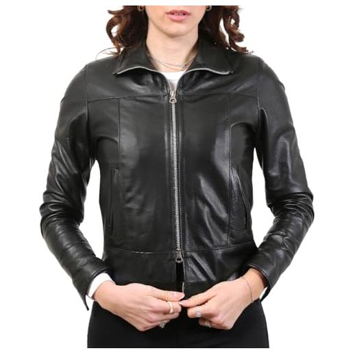 IMPERATRICE giubbino in vera pelle da donna made in italy