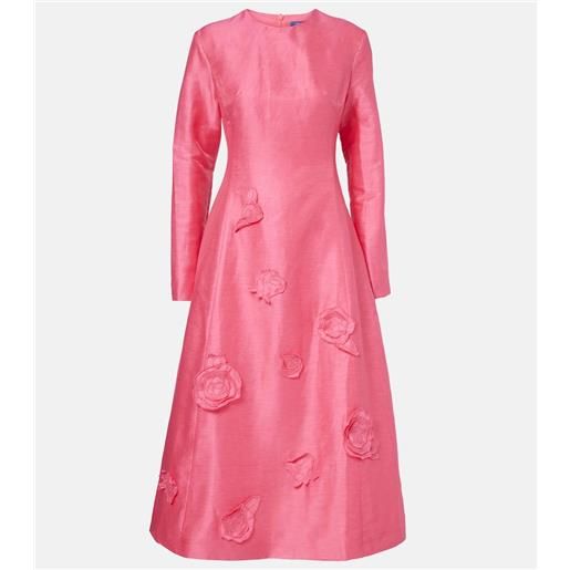 Leo Lin abito da cocktail amira con fiori