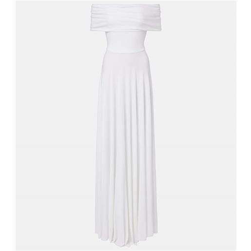 Norma Kamali abito lungo in jersey