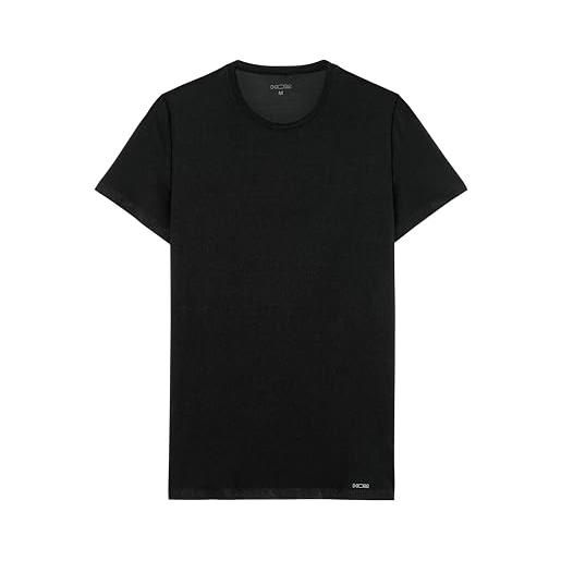 HOM h-fresh - maglietta girocollo, nero, l