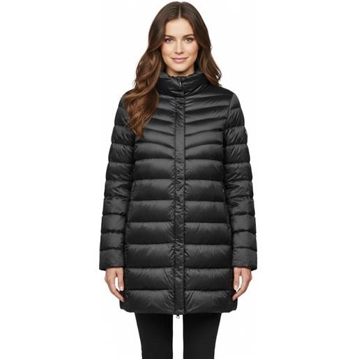 Geox piumino lungo donna geox art. W4625d t3154 f9000 mod. Jaysen nero